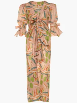 Agua Alta Linen Dress