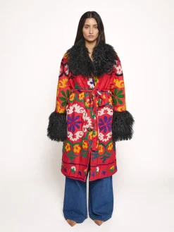 Aisara Wrap Coat - L