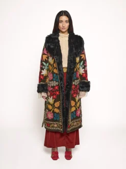 Aisara Wrap Coat - L