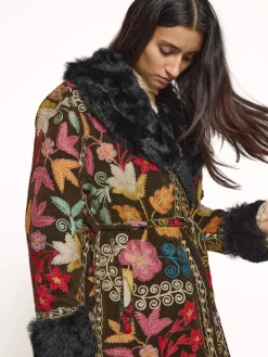 Aisara Wrap Coat - L