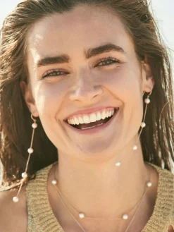 Akoya Pearl Station Necklace