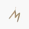 Black Diamond Pavé Raw Letter