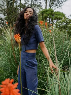 Blue Marine Top