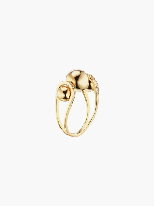 Boule D'Or Double Lariat Ring