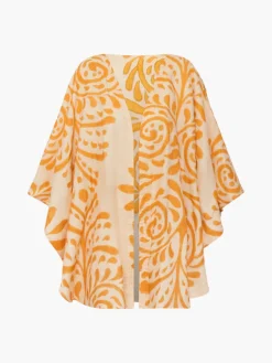 Cavalo Hand Embroidered Linen Poncho