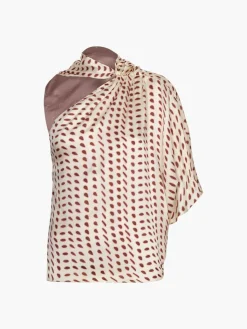 Chiminango Satin Silk Blouse