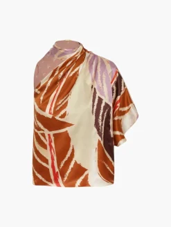 Chiminango Satin Silk Blouse