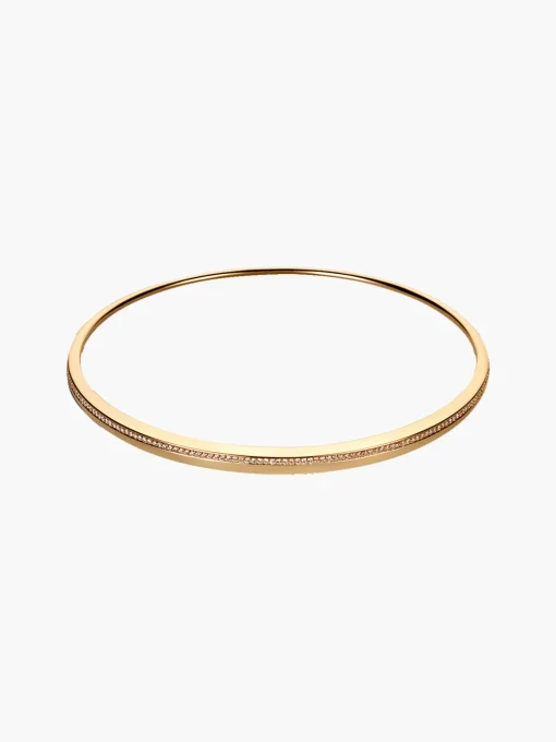 Diamond Pave Hinged Bangle