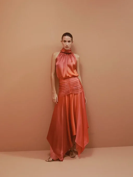Erden Hand-Dyed Silk Skirt