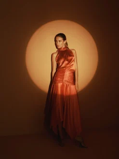Erden Hand-Dyed Silk Skirt
