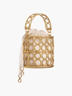 Infinity Cylinder Bucket Bag