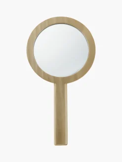 Marquetry Hand Held Mirror