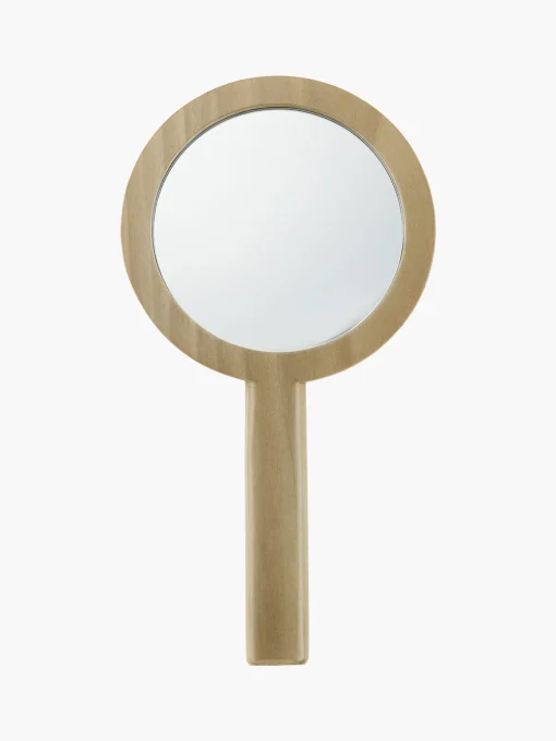 Marquetry Hand Held Mirror
