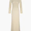 Misha Crochet Maxi Dress