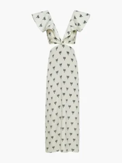 Quetzal Martellato Silk Midi Dress