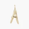 Raw Letter Charm