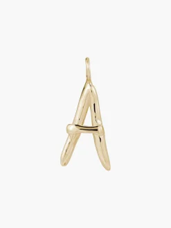 Raw Letter Charm