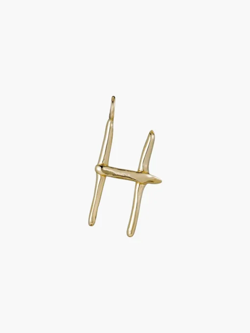 Raw Letter Charm