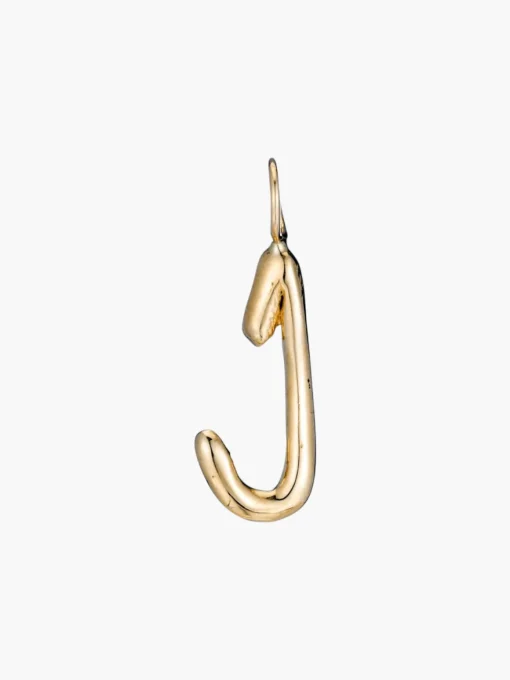 Raw Letter Charm