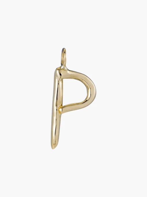 Raw Letter Charm