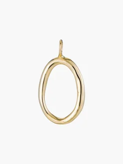Raw Letter Charm