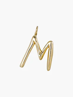 Raw Letter Charm