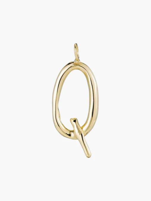 Raw Letter Charm
