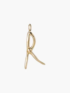 Raw Letter Charm