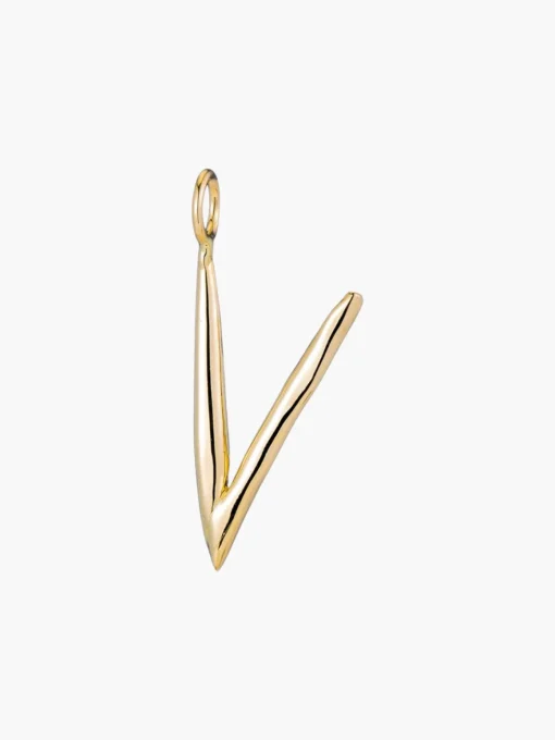 Raw Letter Charm