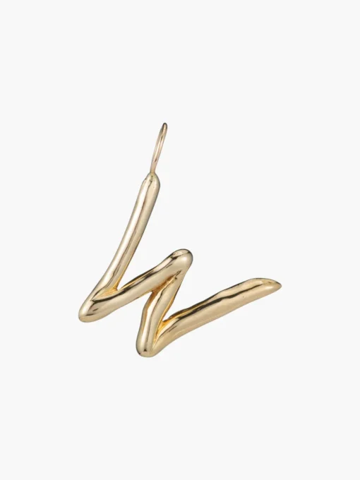 Raw Letter Charm