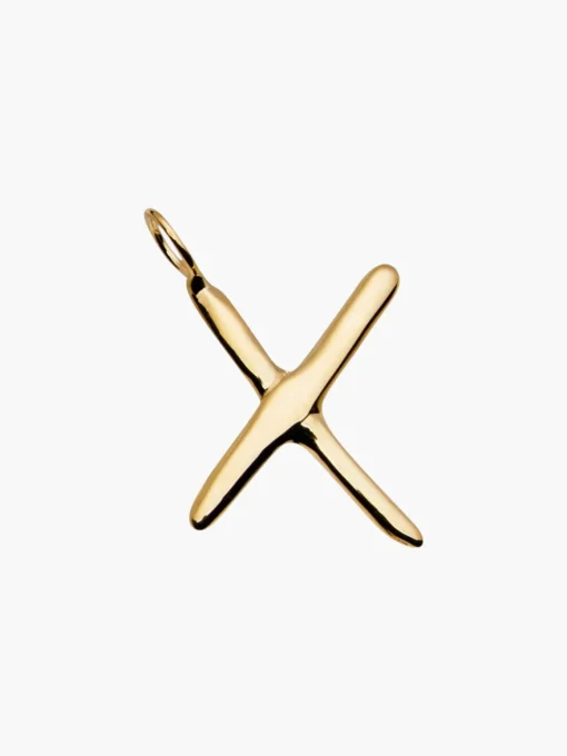 Raw Letter Charm