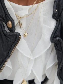 Raw Small Heart Pendant