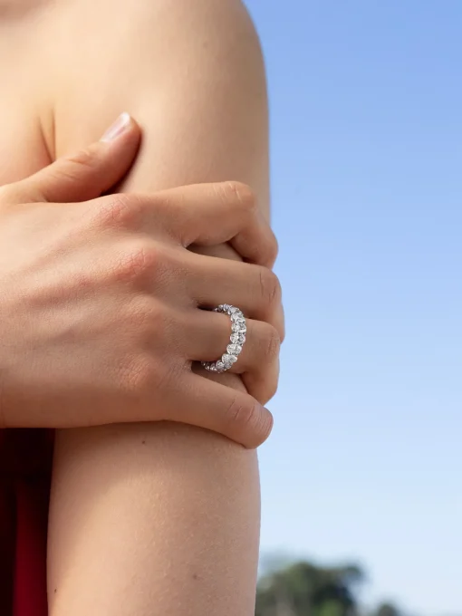 San Cesse Oval Eternity Ring