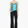 Satin Draped Front Camisole