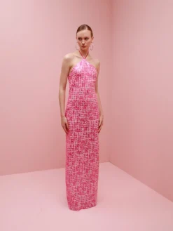 Serata Halter Dress