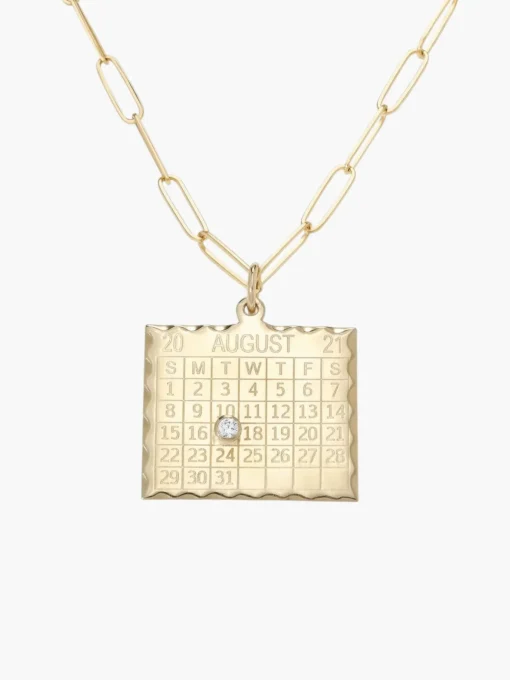 Single Date 1960s Calendar Charm