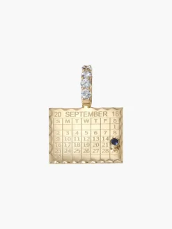 Single Date 1960s Calendar Charm