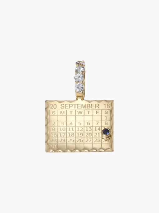 Single Date 1960s Calendar Charm