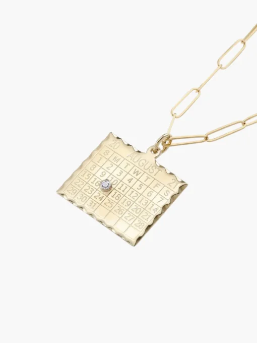 Single Date 1960s Calendar Charm