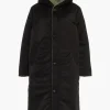 Sustainable Reversible Satin Down Coat