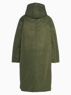 Sustainable Reversible Satin Down Coat
