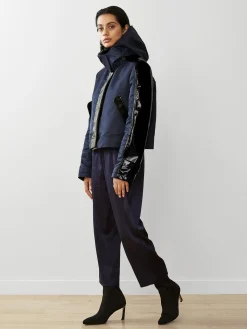 Water Resistant Sustainable Cropped Raincoat