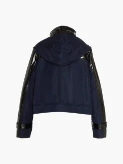 Water Resistant Sustainable Cropped Raincoat